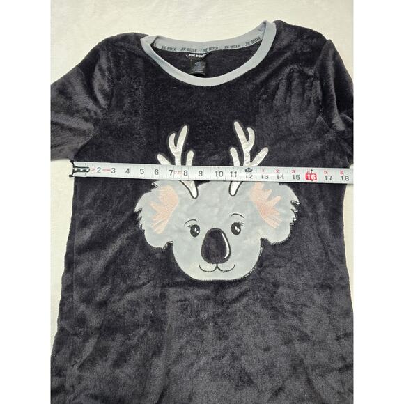 Joe Boxer 2-Pc Fleece Black Pajama/Sleepwear Top & Pants Koala Large Unisex - Picture 8 of 8